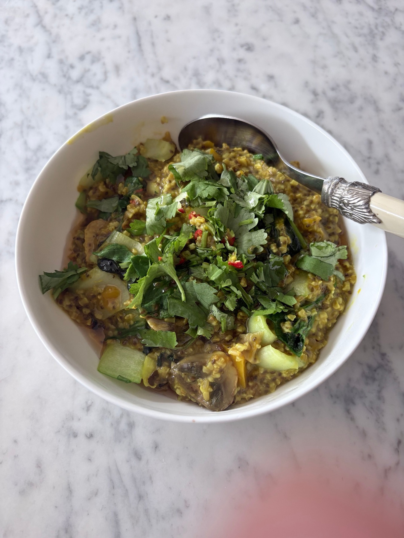 Warming Anti-inflammatory Savoury Oats